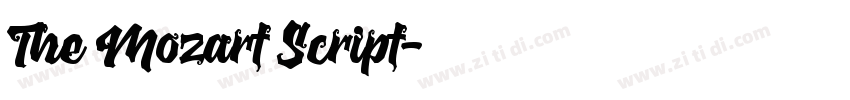 The Mozart Script字体转换